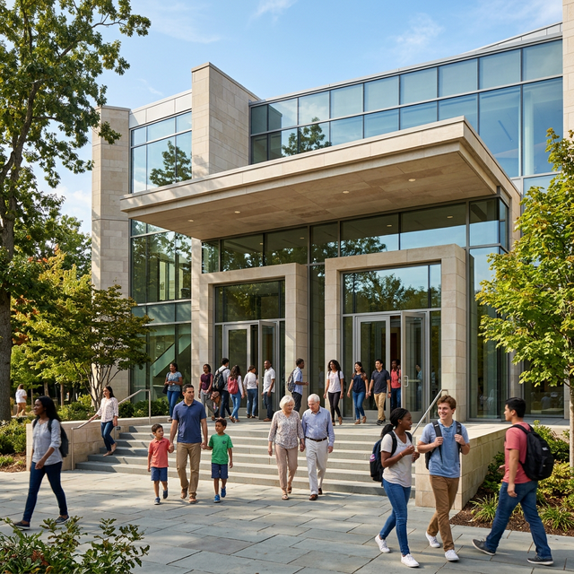 Library Entrance